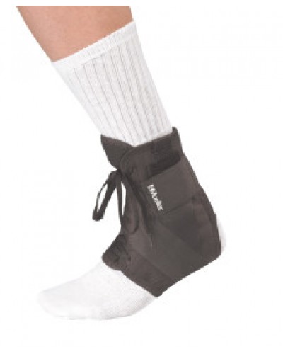 SOFT ANKLE BRACE WITH STRAPS 